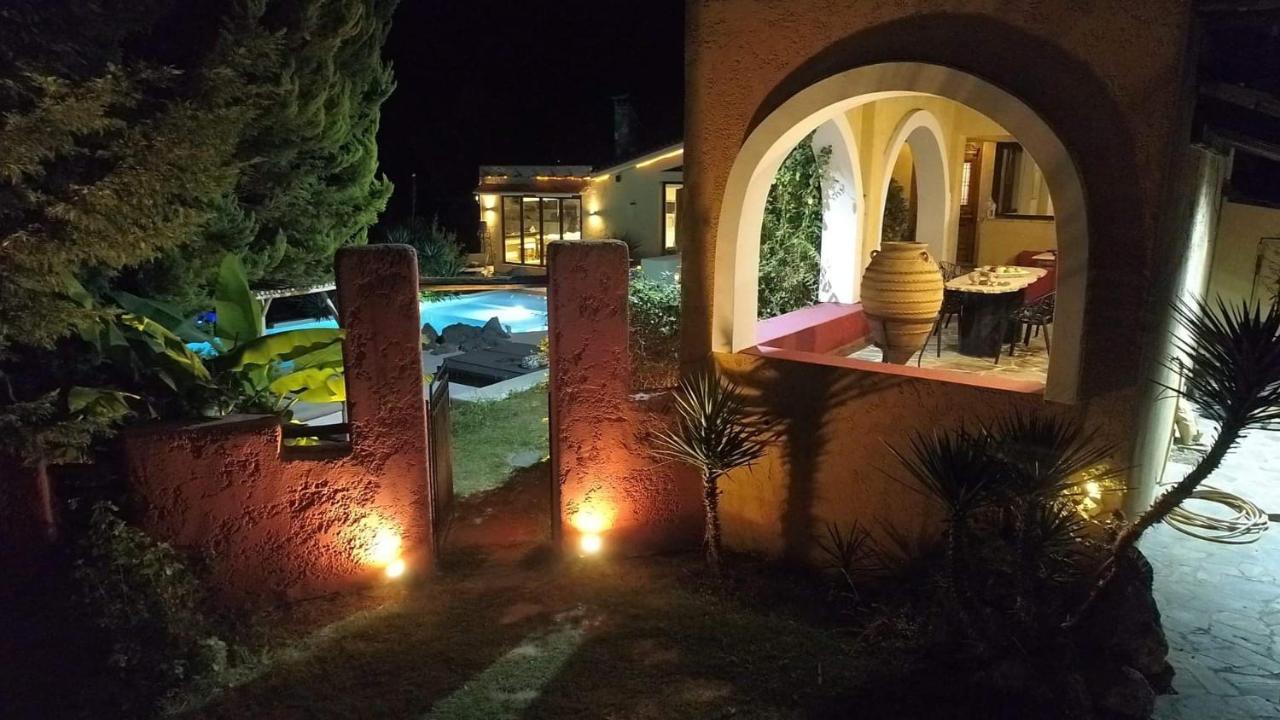 Villa Hacienda Private Pool And Jacuzzi Paralía Kültér fotó